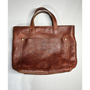 Portland Leather Small Brown Tote with Timeless Design and Quality Craftsmanship